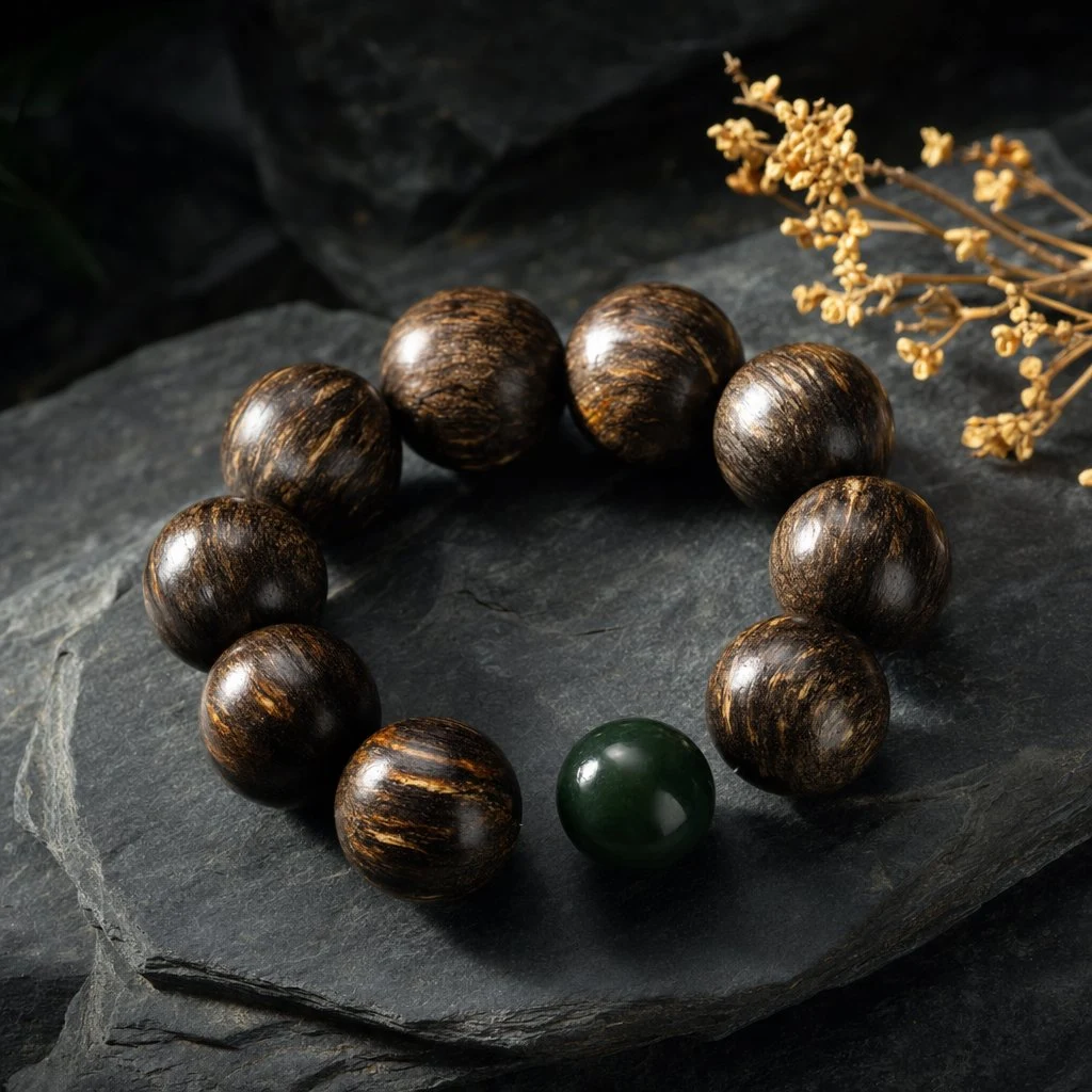 Agarwood bracelets and necklaces